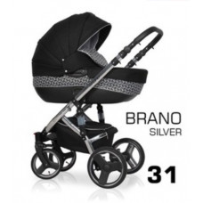 Коляска 2 в 1 Riko BRANO SILVER        